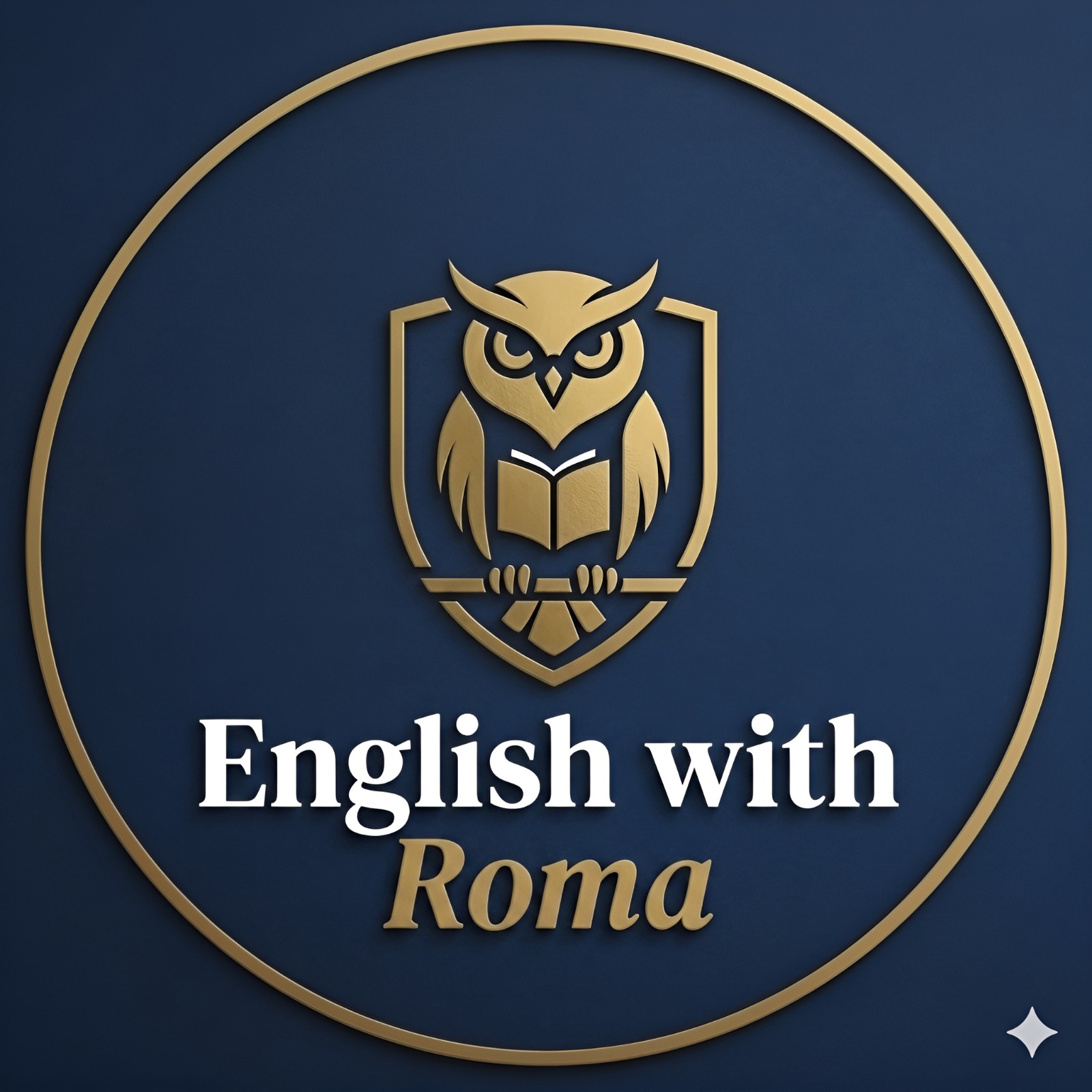 English with Roma Logo